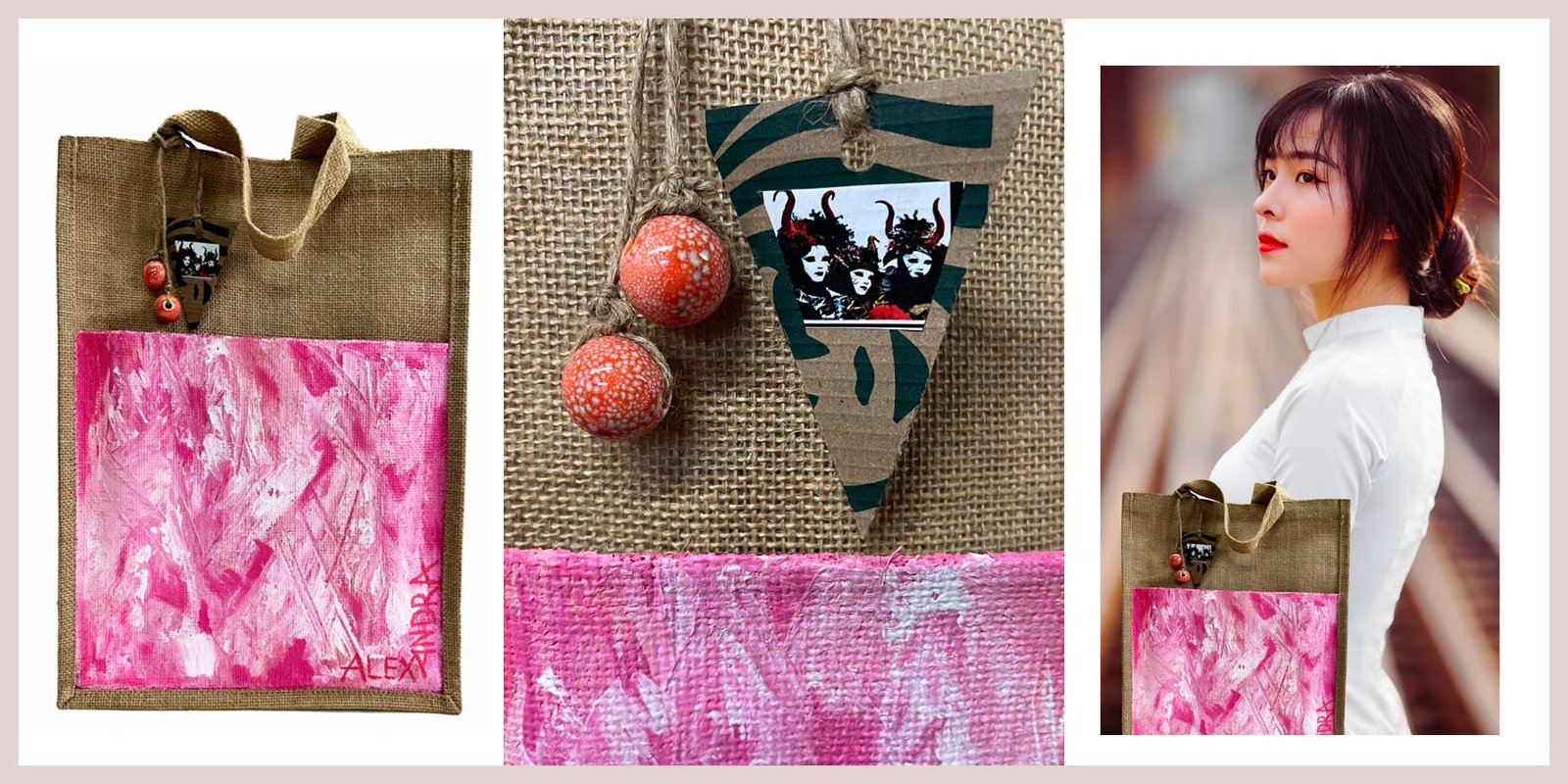 You are currently viewing Celebrate Spring: Hand Painted Wearable Art in Pink Color